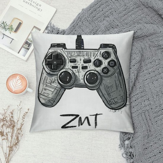 Funny Gaming Pillow Covers , Just A Few More Minutes Throw Pillow Covers, Gamer Gifts for Teenage Boys, Kids Boys Gaming Room Decor