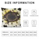 PHYHOO Cow Print Pillow Covers,White Brown Black Sunflower Throw Pillow Covers Bedroom Decor,Yellow Highland Cow Fur Cushion Cases,Farmhouse Animal Decorative Pillow Covers