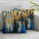 PHYHOO Abstract Art Cushion Cases Pillow Covers, Throw Pillow Covers en Sequins Modern Cushion Cases