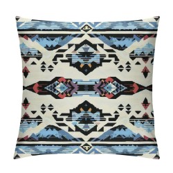 Bohemian Cushion Covers Set Boho Throw Pillow Covers Pillow Covers for Kids Child Exotic Tribe Triangleative Pillow Covers Nordic