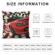 PHYHOO Red Pillow Cover , Throw Pillow Cover for Bed Sofa Couch, Cushion Case, Black White Grids Car Theme Decorative Square Pillow Case