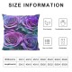 Pillow Covers Purple Floral Throw Pillow Covers Rose Cushion Covers Romantic Flower Decorative Pillow Covers for