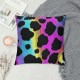 Throw Pillow Covers, Animal Print Pillow Covers For Home Bed Sofa Office, Cushion Covers, Colourful Soft Decorative Pillow Covers, Purple Blue