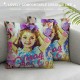 PHYHOO  Square Pillow Cases Cheerleading Throw Pillow Covers for Girls Teens Cheer Team Gifts Pillow Covers Watercolor Sequins Butterfly Cushion Cases Soft