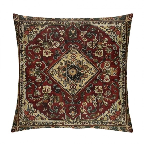 Boho Throw Pillow Covers , Retro Exotic Pillow Covers, Vintage Bohemian Cushion Covers, Decorative Pillow Covers