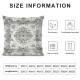 Bohemian Pillow Covers, &amp; Throw Pillow Covers, Distressed Cushion Cases,Ethnic Decorative Pillowcases, Paisley Flower Cushion Covers