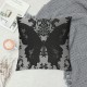 Dark Grey Throw Pillow Cover Pillow Cover Vintage Floral Cushion Cover for Adult Teens Decorative Pillow Cover,Bedroom Decor