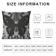 Dark Grey Throw Pillow Cover Pillow Cover Vintage Floral Cushion Cover for Adult Teens Decorative Pillow Cover,Bedroom Decor