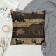 PHYHOO Throw Pillow Covers , Pillow Covers with of and Buffalo Plaid Check,Vintage Wooden Hunting Animal Cushion Covers