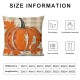 PHYHOO Autumn Pumpkin Pillow Covers Farmhouse Decorations Love Throw Pillow Case Cushion Cover