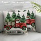 Farmhouse Christmas Pillow Covers Black Christmas Decor Farmhouse Christmas Pillows Buffalo Plaid Christmas Decorations Throw Pillow Cases