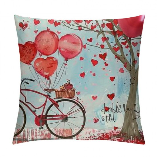 Valentines Day Pillow Covers for Home Decor Red Black Valentine Decor Valentines Day Throw Pillows Decorative Cushion Cases