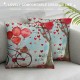 Valentines Day Pillow Covers for Home Decor Red Black Valentine Decor Valentines Day Throw Pillows Decorative Cushion Cases