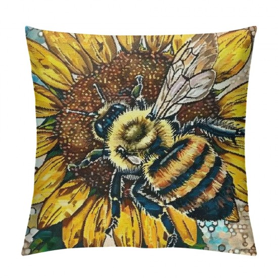 PHYHOO Pillow Covers Kind Love Sunflower Summer Decorations Buffalo Plaid Truck Throw Pillow Cases Farmhouse Spring Cushion Covers