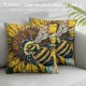 PHYHOO Pillow Covers Kind Love Sunflower Summer Decorations Buffalo Plaid Truck Throw Pillow Cases Farmhouse Spring Cushion Covers