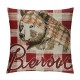 PHYHOO Mother's Day Buffalo Plaids Throw Pillow Covers Happy Mother's Day Home Decro Linen Throw Pillow Case Cushion Cover (Happy Mother's Day)