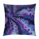 Purple Pillow Covers , Blue Spiral Pillow Covers for Bedroom Living Room, Boho Bohemian Cushion Covers, Abstract Printed Decorative Pillow Covers, Blue