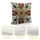 PHYHOO Floral Christmas Pillow Covers Retro Boho Throw Pillow Cases Winter Holiday Outdoor Cushion Covers for Sofa Farmhouse Decorations