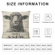 PHYHOO Vintage Farmhouse Animal Pillow Covers Retro Farmer's Market Truck Poultry Farm Home Décor Throw Pillow Case Cushion Cover