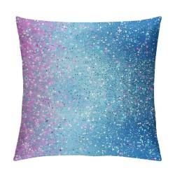 Colorful Glitter Throw Pillow Covers ,Girly Turquoise Teal Blue Pink Pastel Pillow Covers Trendy Cushion Covers for Women Decorative Pillow Covers for Living Room