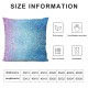 Colorful Glitter Throw Pillow Covers ,Girly Turquoise Teal Blue Pink Pastel Pillow Covers Trendy Cushion Covers for Women Decorative Pillow Covers for Living Room