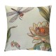 Throw Pillow Covers Beautiful Lotus Flower Square Pillowcases for Home Decor Sofa Car Bedroom Flying Dragonfly Lake Landscape Design Pillow Cases