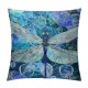 Throw Pillow Covers Beautiful Square Pillowcases for Home Decor Sofa Car Bedroom Abstract Blue Texture Background Pillow Cases