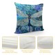 Throw Pillow Covers Beautiful Square Pillowcases for Home Decor Sofa Car Bedroom Abstract Blue Texture Background Pillow Cases