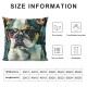 Watercolor Pillowcases Animal Painting Pillow Case Decorative Throw Pillow Cover for Home Sofa Office