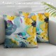 Watercolor Abstract Flower Throw Pillow Covers Floral Spring Seamless Pattern Art Painting Square Pillowcases for Home Decor Sofa Car Bedroom Pillow case