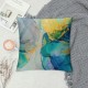 PHYHOO Marble Throw Pillow Covers Colorful Marble Texture Purple Green Blue Gold Foil Square Pillowcases for Home Decor Sofa Car Bedroom Pillow case