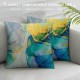 PHYHOO Marble Throw Pillow Covers Colorful Marble Texture Purple Green Blue Gold Foil Square Pillowcases for Home Decor Sofa Car Bedroom Pillow case