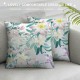 Throw Pillow Covers Watercolor Blue White Botanical Square Pillowcase for Home Decor Sofa Car Bedroom Pillow case