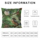 Dense Pine Trees Lovely Birds Throw Pillow Covers Forest Vintage Art Print Square Pillowcases for Home Decor Sofa Car Bedroom Pillow case