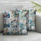 Throw Pillow Covers Sailing Boats Starfish Design Square Pillowcase for Home Decor Sofa Car Bedroom Pillow case