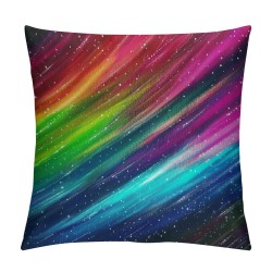 Throw Pillow Covers Abstract Glitter Colorful Light Design Square Pillowcases for Home Decor Sofa Car Bedroom Pillow Cases