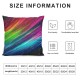 Throw Pillow Covers Abstract Glitter Colorful Light Design Square Pillowcases for Home Decor Sofa Car Bedroom Pillow Cases