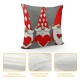 Throw Pillow Covers Cute Valentine's Day Red Heart Square Pillowcase for Home Decor Sofa Car Bedroom Pillow case