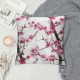 Throw Pillow Covers Pink Flowers Brown Branches Square Pillowcases for Home Decor Sofa Car Bedroom Pillow case