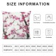 Throw Pillow Covers Pink Flowers Brown Branches Square Pillowcases for Home Decor Sofa Car Bedroom Pillow case