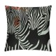 Throw Pillow Covers  Print Pillow Covers for Adult Black White Stripes Cushion Covers Wildlife Animal Waterproof Placemats Reversible,Bedroom Decor