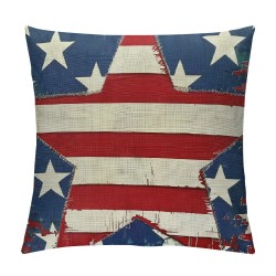 PHYHOO Pillow Covers Independence Day Decor Throw Pillows American Flag USA Patriotic Outdoor Cushion Cases for Couch Bed Decorations