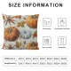 Fall Decor Pillow Covers Autumn Maple Leaves Throw Pillows for Thanksgiving White Pumpkin Harvest Indoor Outdoor Decorative Cushion Cases for Sofa Bed Decorations