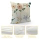 Colorful Floral Cushion Covers For Adult Teens Girls Kids Cartoon Flowers Pillow Covers Cute Plant Leaf Throw Pillow Covers Spring Decorative Pillow Covers