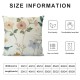 Colorful Floral Cushion Covers For Adult Teens Girls Kids Cartoon Flowers Pillow Covers Cute Plant Leaf Throw Pillow Covers Spring Decorative Pillow Covers