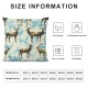 Pillow Covers for Bed Bedroom Cabin Decor Cute Elk Throw Pillow Covers Moose Antlers Cushion Covers Modern Decorative Pillow Covers with Trees