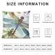 PHYHOO Throw Pillow Covers, Dragonflies Pillow Covers for Women Sofa Bed, Colorful Wing Cushion Covers, Natural Flying Animals Theme Decorative Pillow Covers