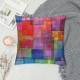 PHYHOO Throw Pillow Covers Colorful Square Square Pillowcases for Home Decor Sofa Car Bedroom Watercolor Aesthetic Creative Art Painting Pillow case