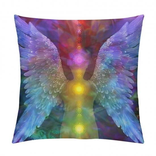 Throw Pillow Covers and Seven Color Soul Design Square Pillowcase for Home Decor Sofa Car Bedroom Pillow case