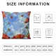 PHYHOO Throw Pillow Covers Heart Wreath Sping Floral Square Pillowcase for Home Decor Sofa Car Bedroom Pillow case